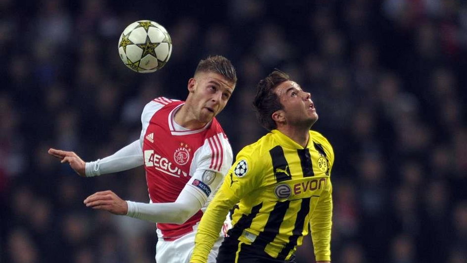 Ajax - Borussia/Mario Goetze i Toby Alderweireld 