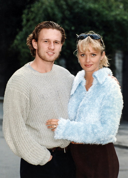 Mariusz Czerkawski i Izabella Scorupco