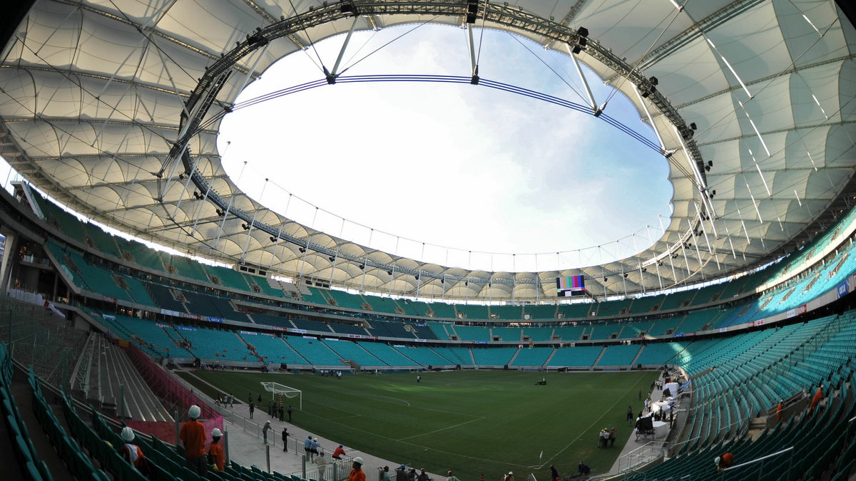 Stadion "Arena Fonte Nova" w Salvador de Bahia