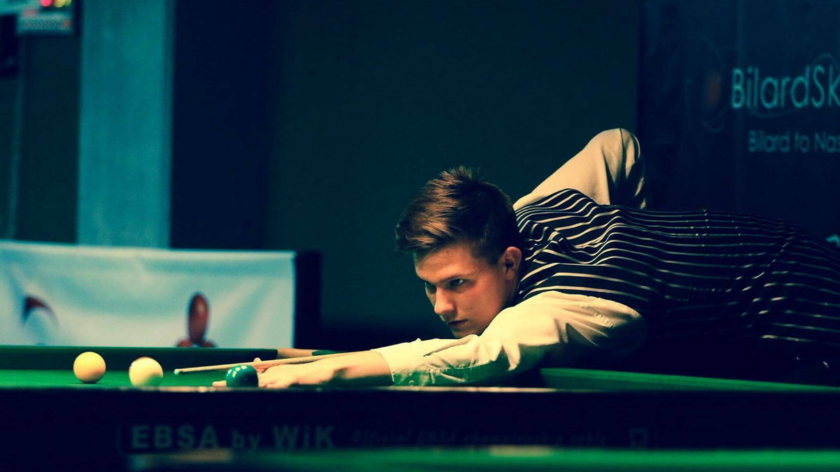 Adam Stefanów (fot. Polish Snooker by Morska&Ochman)