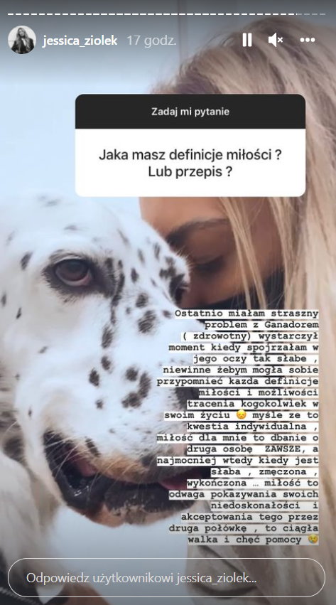 Jessica Ziołek odpowiadała na pytania fanów