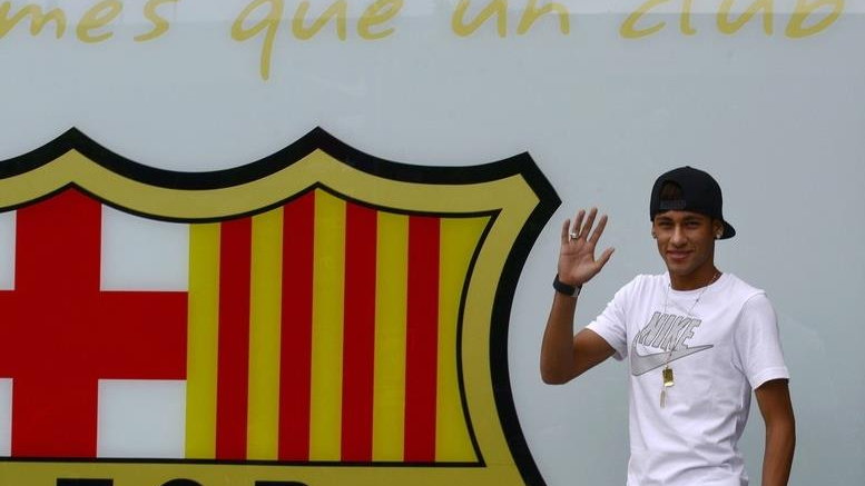 Neymar już w Barcelonie 