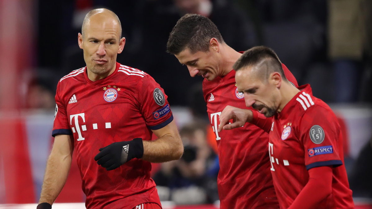 Arjen Robben, Robert Lewandowski i Franck Ribery