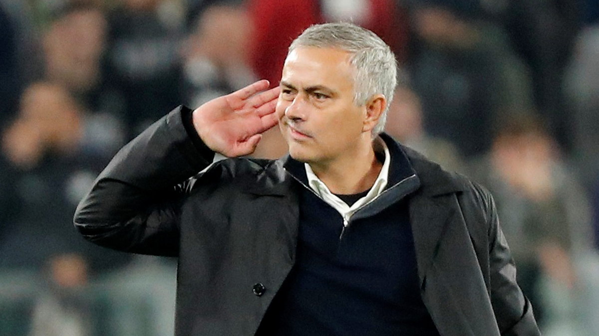 Jose Mourinho prowokujący kibiców Juventusu