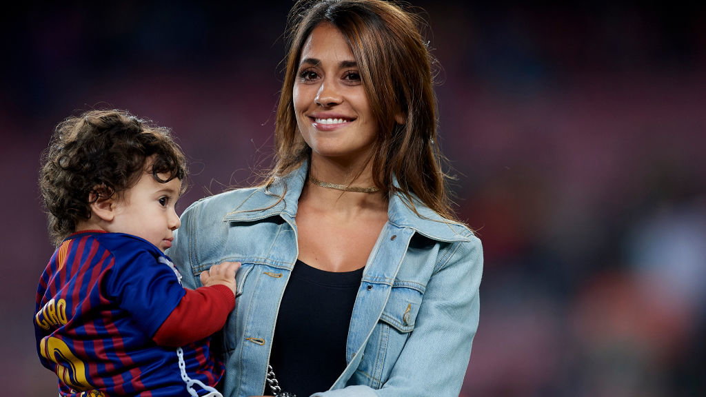 Antonella Roccuzzo z synkiem