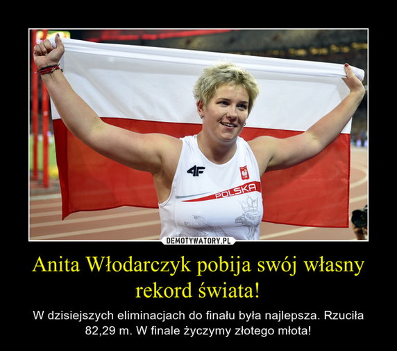 Rio 2016: Anita Włodarczyk zdobyła olimpijskie złoto