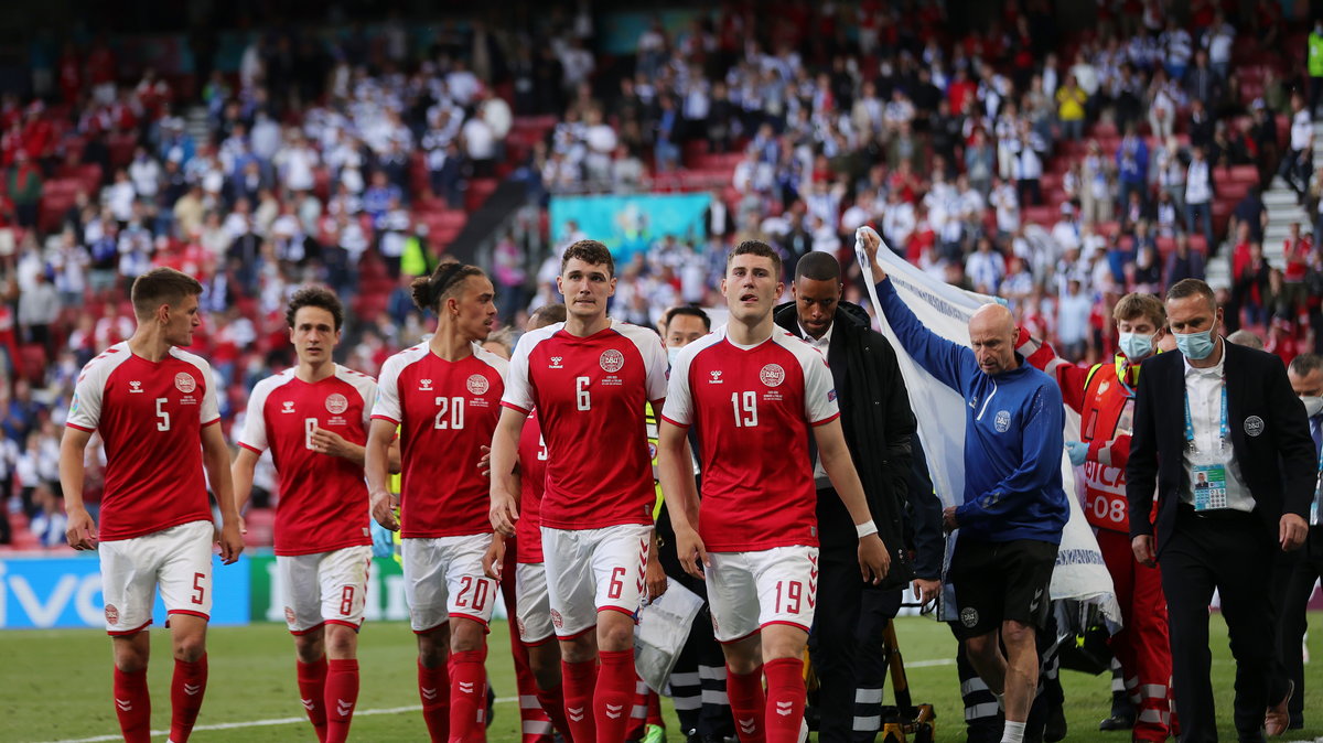 Reprezentacja Danii i walczący o życie Christian Eriksen