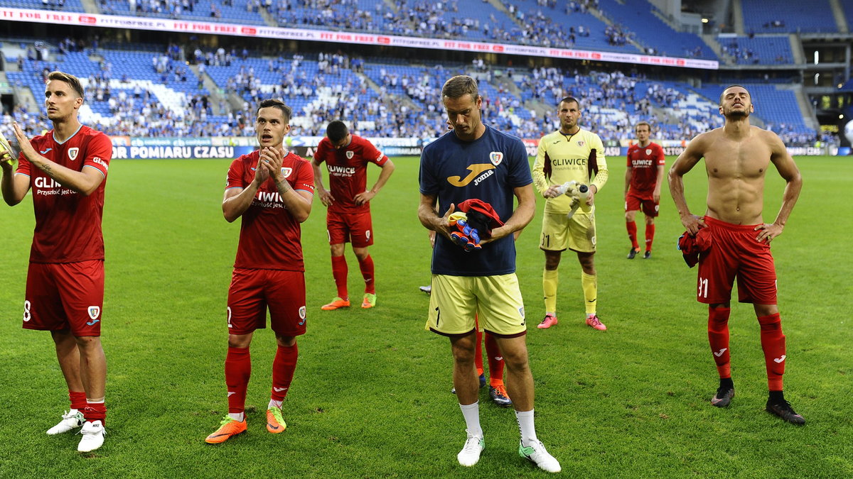 Pilka nozna. Ekstraklasa. Lech Poznan - Piast Gliwice. 30.07.2017