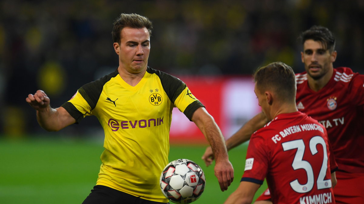 Mario Götze. Borussia Dortmund – Bayern Monachium