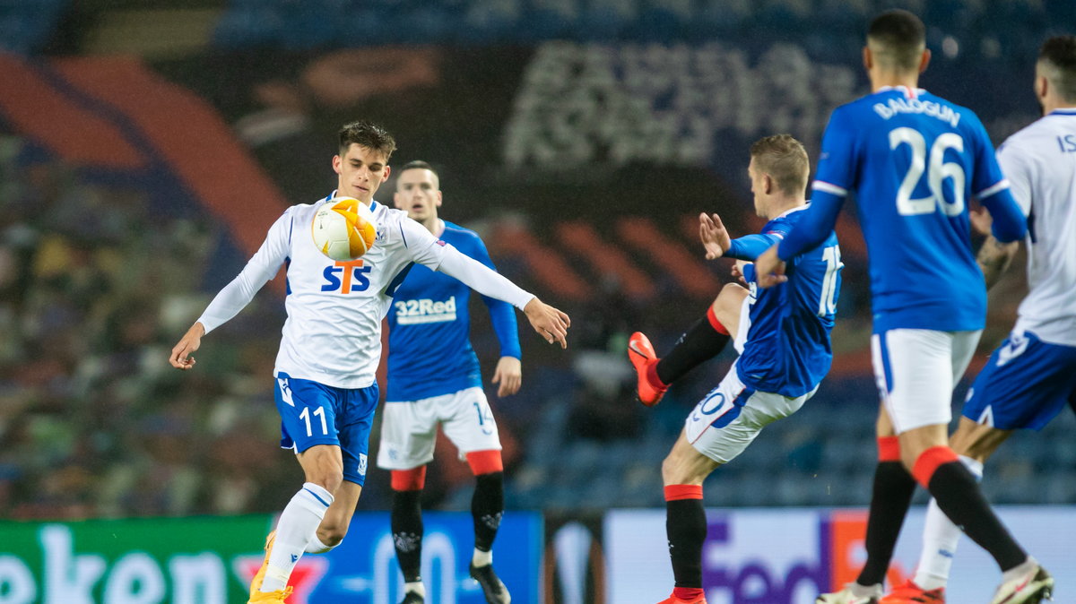 29.10.2020 RANGERS FC - LECH POZNAN UEFA LIGA EUROPA PILKA NOZNA