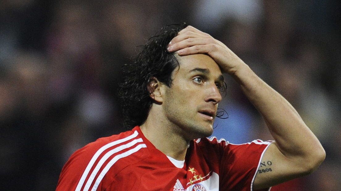 Luca Toni w barwach Bayernu Monachium