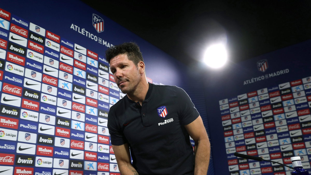 SPAIN SOCCER PRIMERA DIVISION (Atletico Madrid press conference)