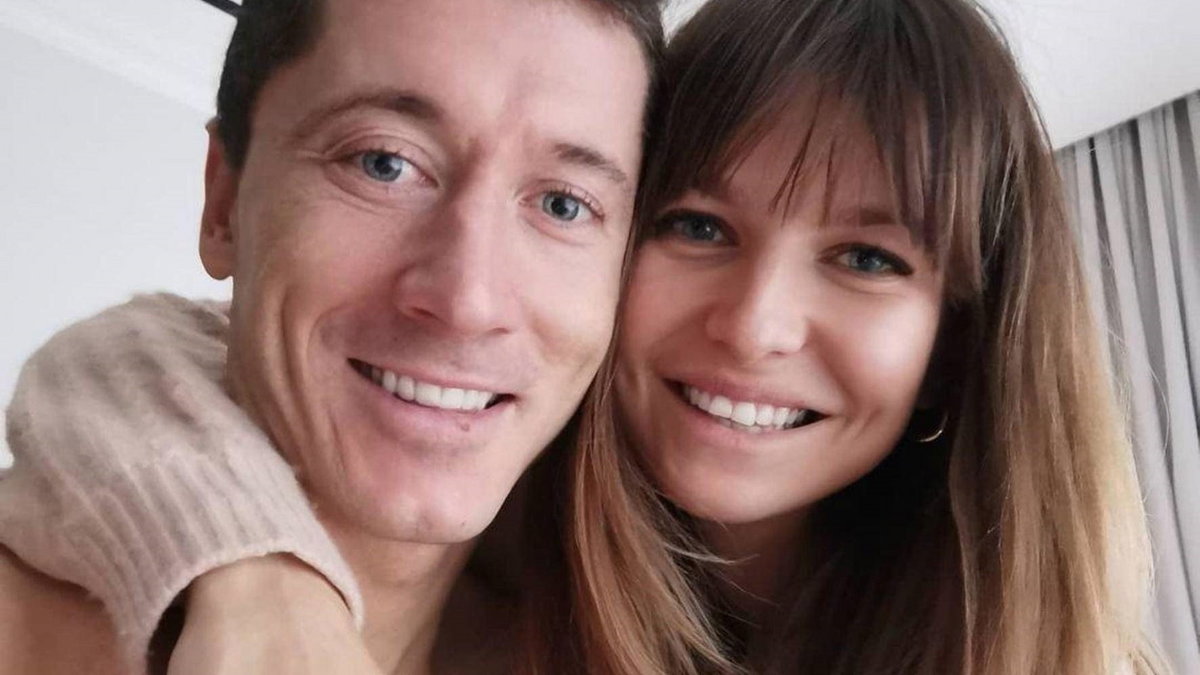 Robert Lewandowski i Anna Lewandowska