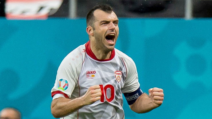 Goran Pandev w barwach Macedonii Północnej