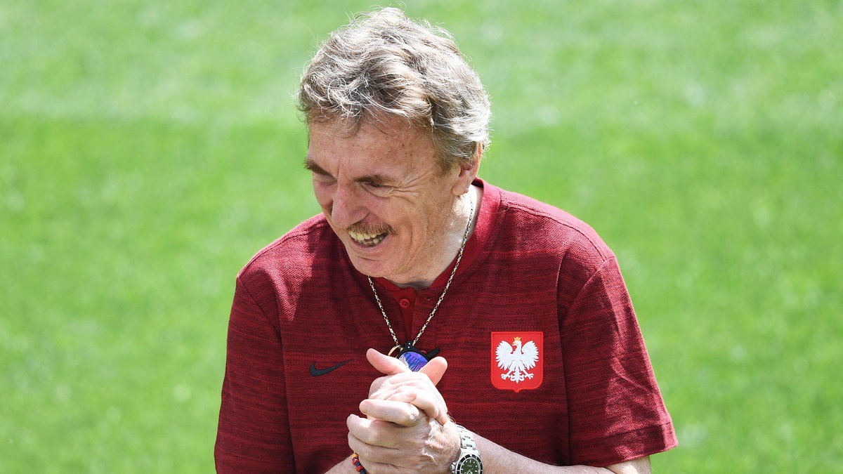 Zbigniew Boniek na zgrupowaniu reprezentacji Polski (czerwiec 2021)