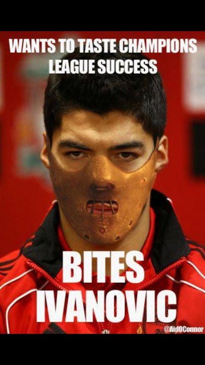 Luis Suarez memy po meczu Liverpool - Chelsea