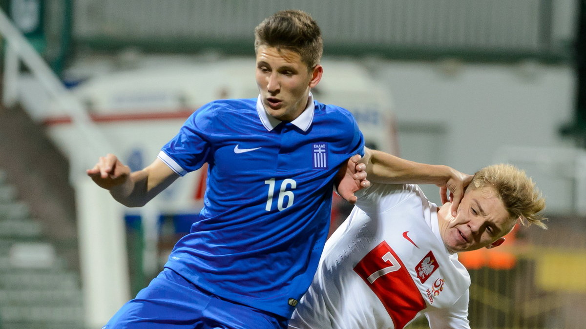 Kamil Jóźwiak w barwach polskiej kadry U-17