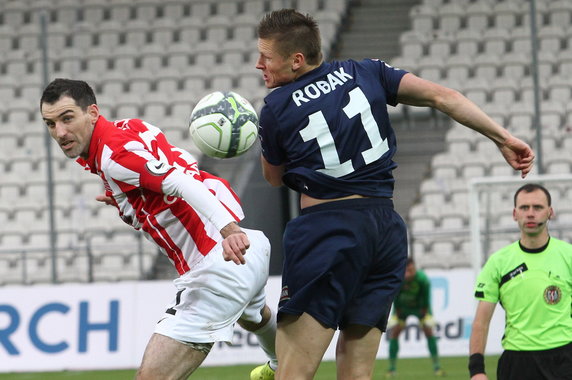 PIŁKA NOŻNA EKSTRAKLASA CRACOVIA POGOŃ SZCZECIN