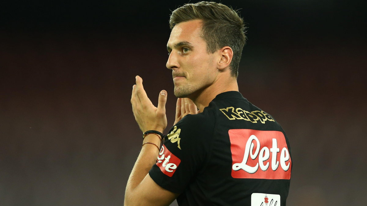 Arkadiusz Milik pilkarzem SSC Napoli