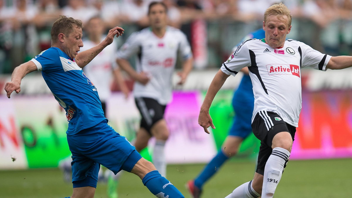 Legia - Lech: Rafał Murawski i Daniel Łukasik 