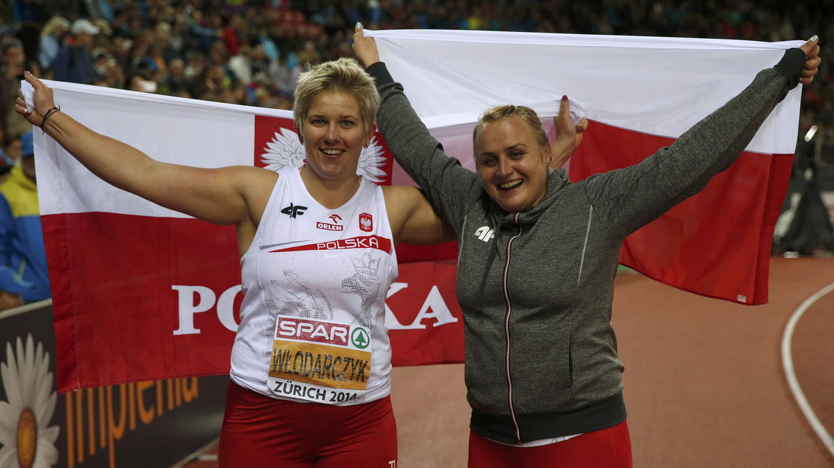 Anita Włodarczyk i Joanna Fiodorow