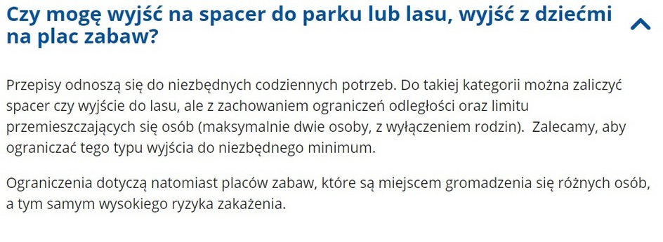 Fragment rozporządzenia o przemieszczaniu się wobec koronawirusa z dnia 24.03