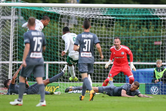 Pilka nozna. Liga Mistrzow. IFK Mariehamn - Legia Warszawa. 12.07.2017