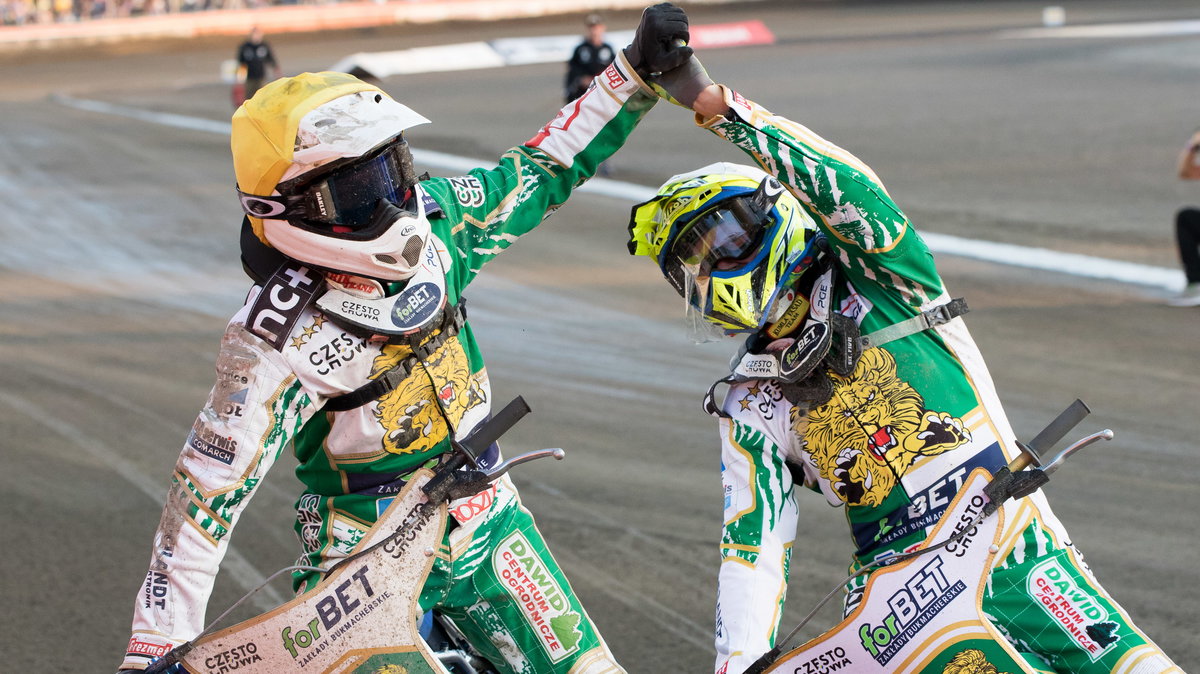 2018.04.08 Grudziadz Zuzel PGE Ekstraliga 2018MrGarden GKM Grudziadz - Forbet Wlokniarz Czestochowa N/z Leon Madsen, Fredrik Lindgren Foto Marcin Karczewski / PressFocus 2018.04.08 Speedway PGE Ekstraliga 2018MrGarden GKM Grudziadz - Forbet Wlokniarz Czestochowa N/z Leon Madsen, Fredrik Lindgren Foto Marcin Karczewski / PressFocus