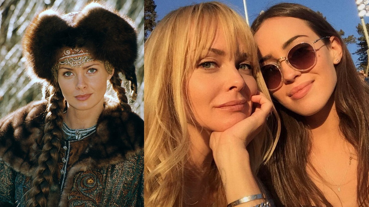 Izabella Scorupco i jej córka Julia