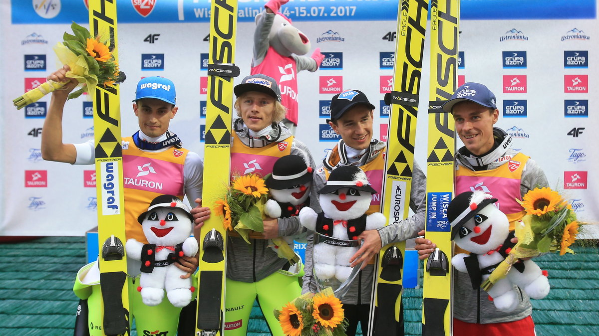 Maciej Kot, Dawid Kubacki, Kamil Stoch, Piotr Żyła