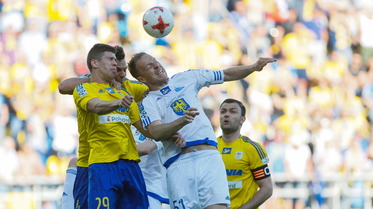 Pilka nozna. Ekstraklasa. Arka Gdynia - Ruch Chorzow. 27.05.2017