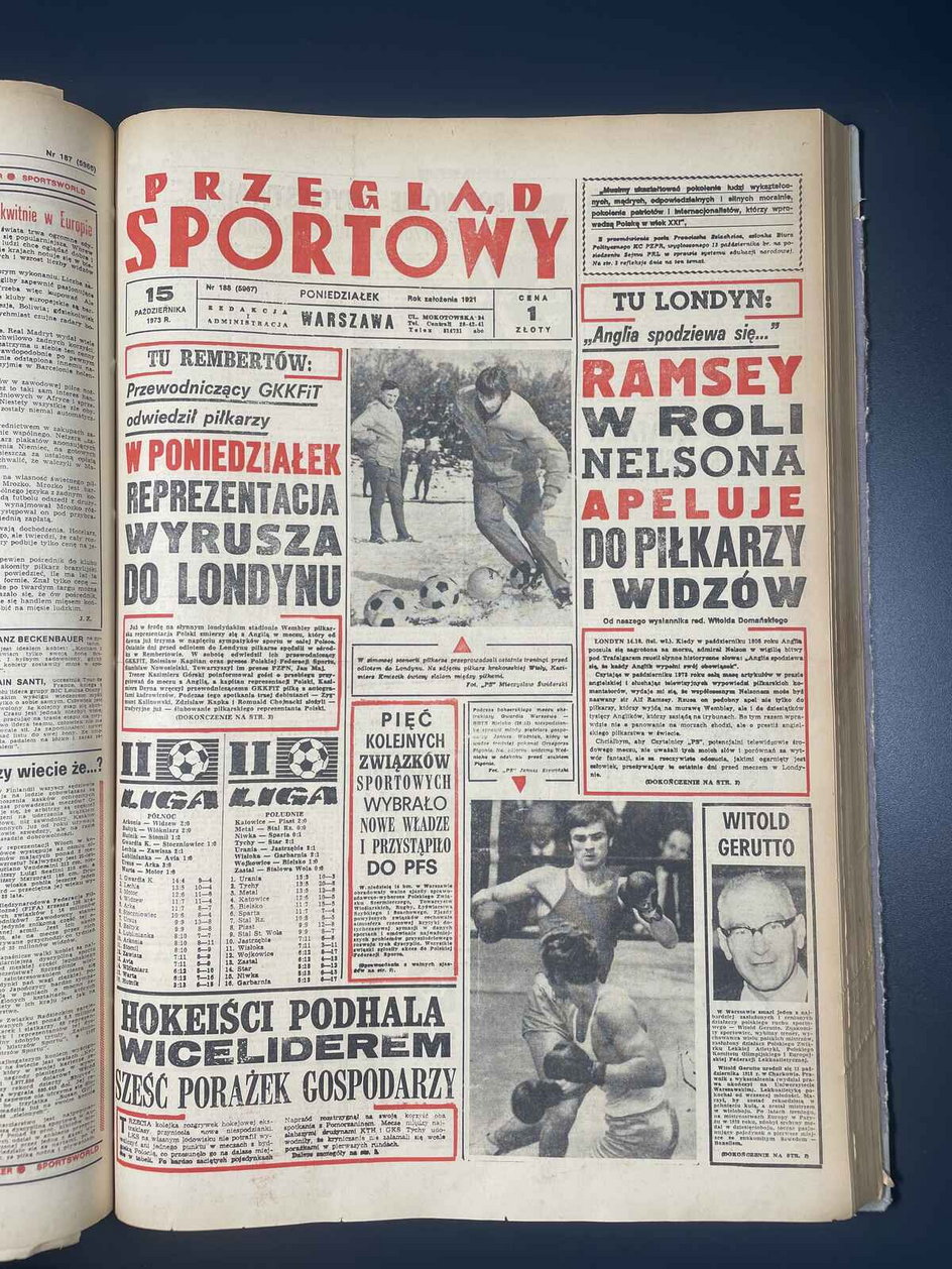 „PS” z 15 października 1973 r., poniedziałek