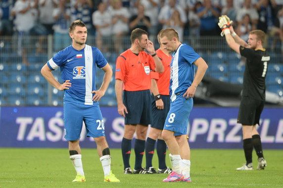 PIŁKARSKA LIGA EUROPEJSKA LECH KONTRA STJARNAN FC ( Hubert Wołąkiewicz Szymon Pawłowski )