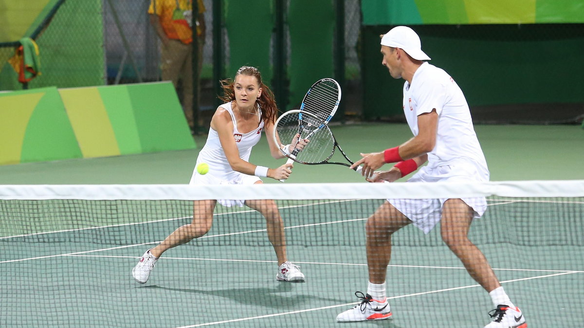 Agnieszka Radwańska i Łukasz Kubot