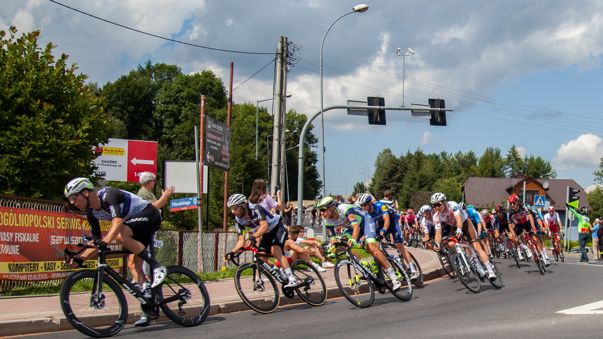 Kolarze podczas Tour de Pologne