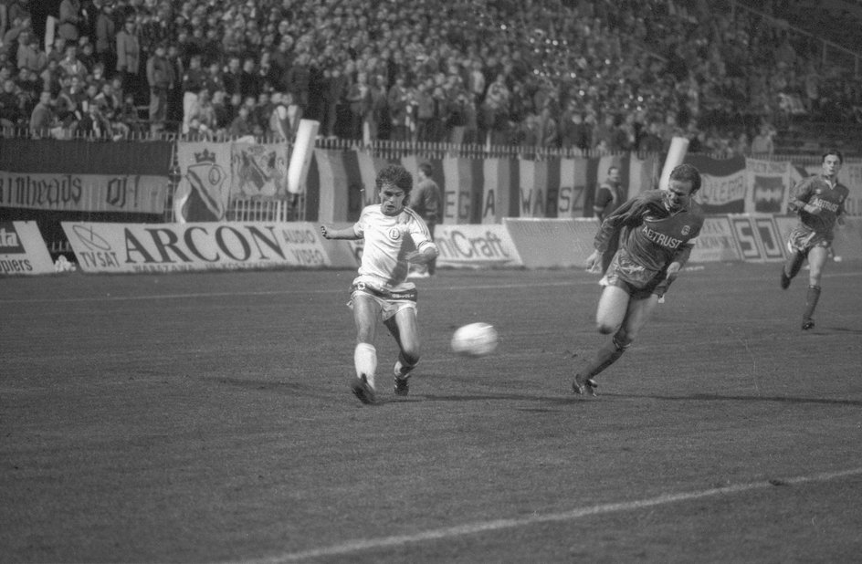 Legia - Aberdeen, rok 1990.