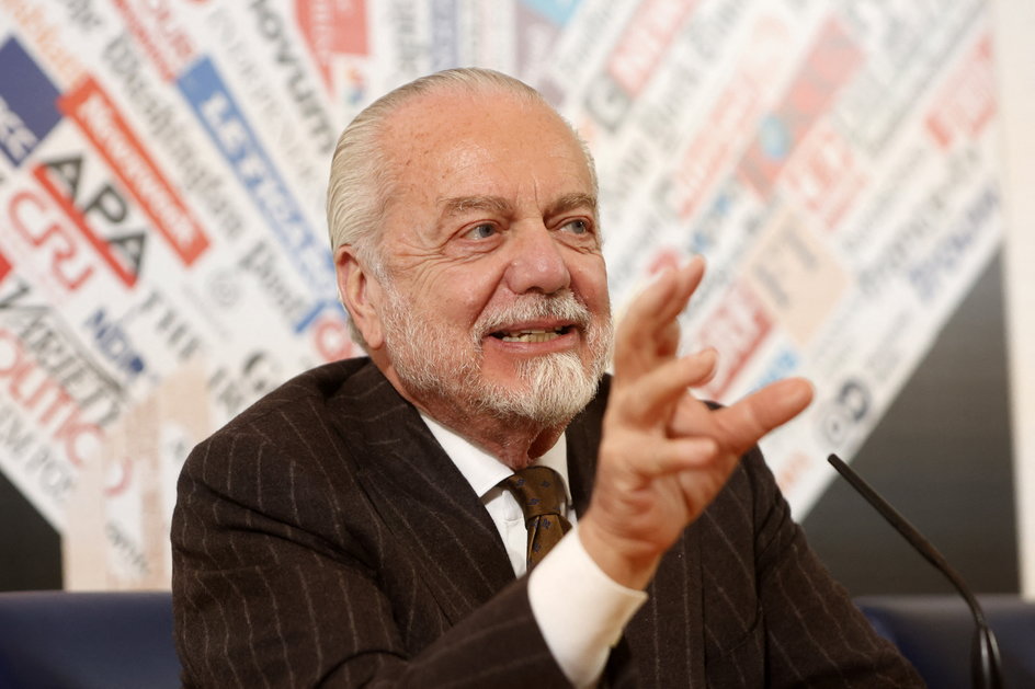 Aurelio De Laurentiis przejął Napoli w trudnym momencie i wprowadził klub na szczyt