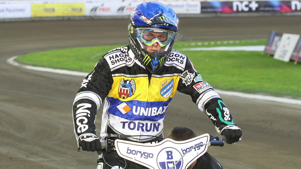 Darcy Ward w barwach Unibaxu Toruń (2013 r.)