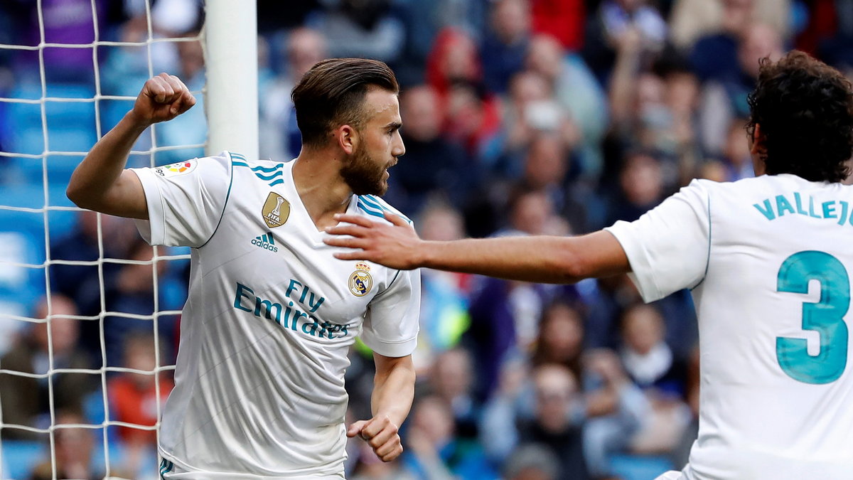 Borja Mayoral celebruje gola w meczu z Leganes (2:1)