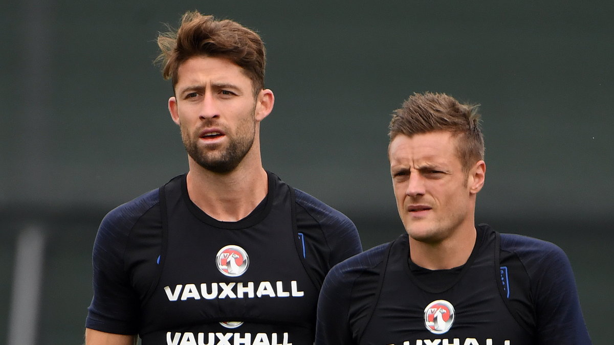 Gary Cahill i Jamie Vardy