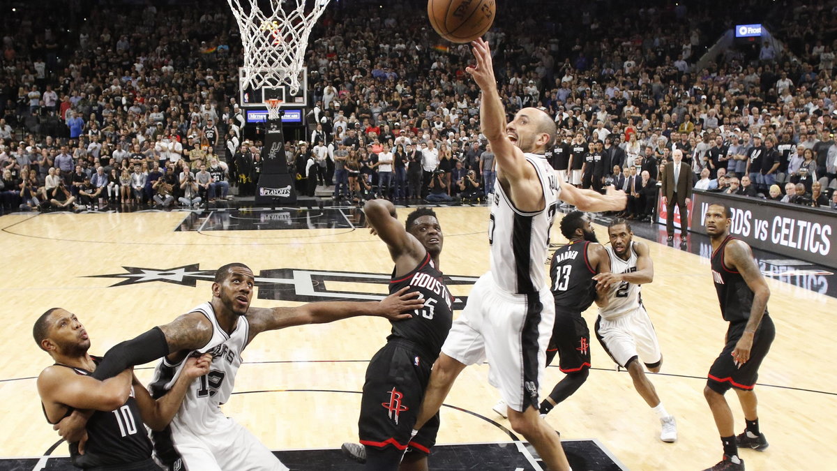 NBA: Playoffs-Houston Rockets at San Antonio Spurs