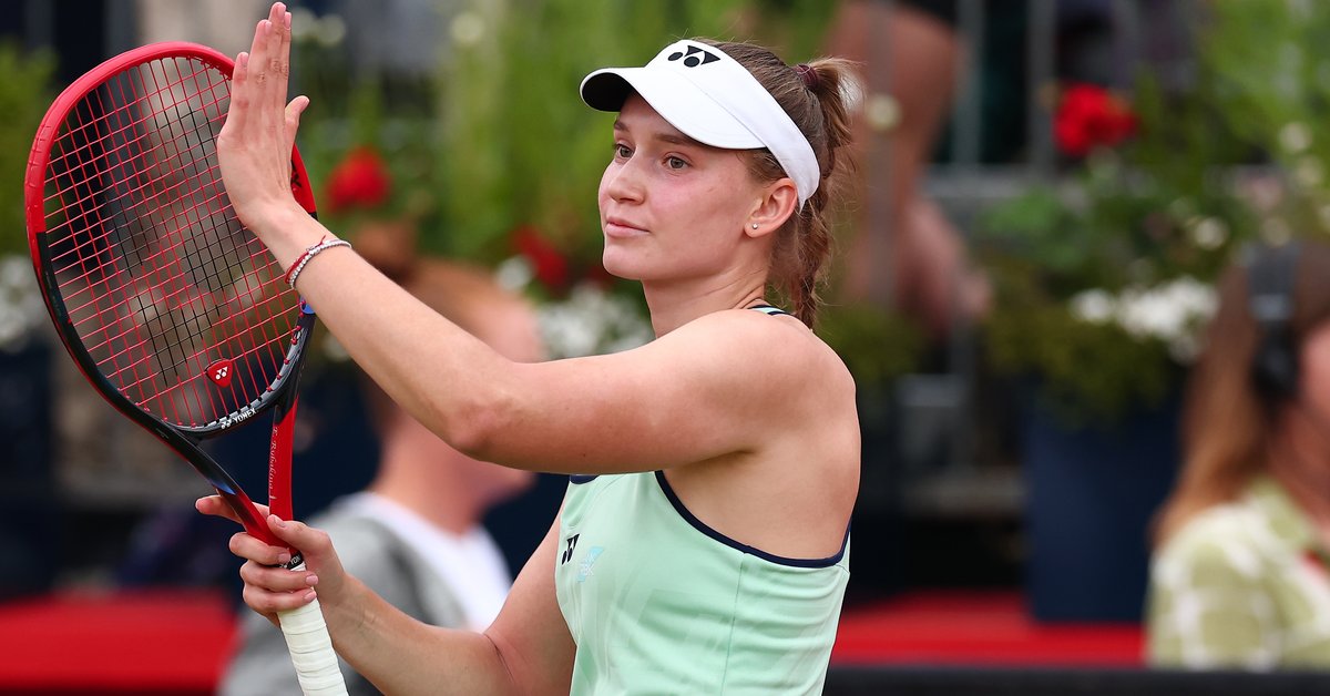 Cios na koniec seta. Jelena Rybakina to zrobiła! Wielki hit coraz bliżej