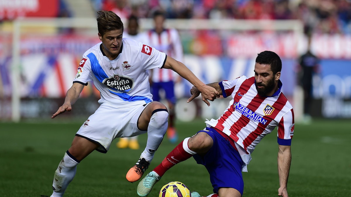 Cezary Wilk (L) jeszcze w barwach Deportivo La Coruna