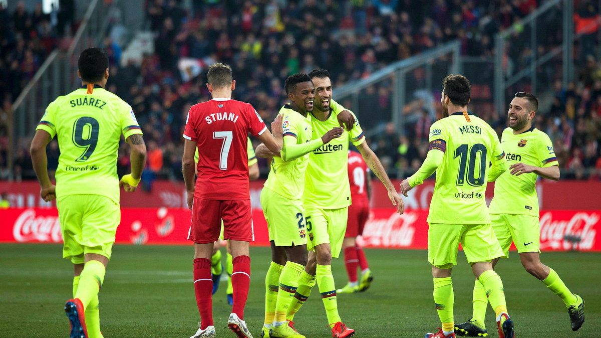 epa07325292 - SPAIN SOCCER LA LIGA (Girona FC vs FC Barcelona )