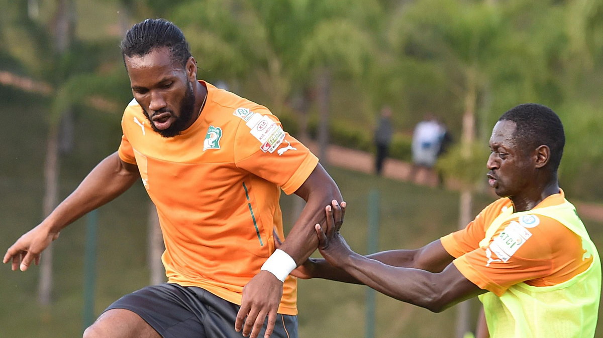 Didier Drogba i  Ousmane Viera