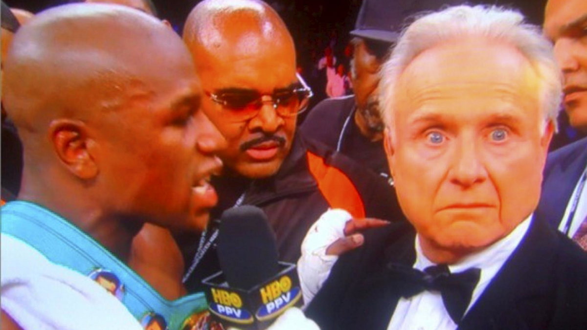 Floyd Mayweather, Larry Merchant, wywiad