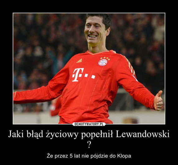 Robert Lewandowski w Bayernie Monachium - memy