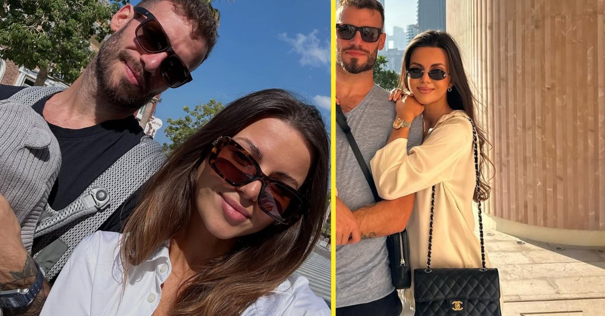 Znany piłkarz pokazał zdjęcie z żoną. Jego ukochana to wicemiss Polski