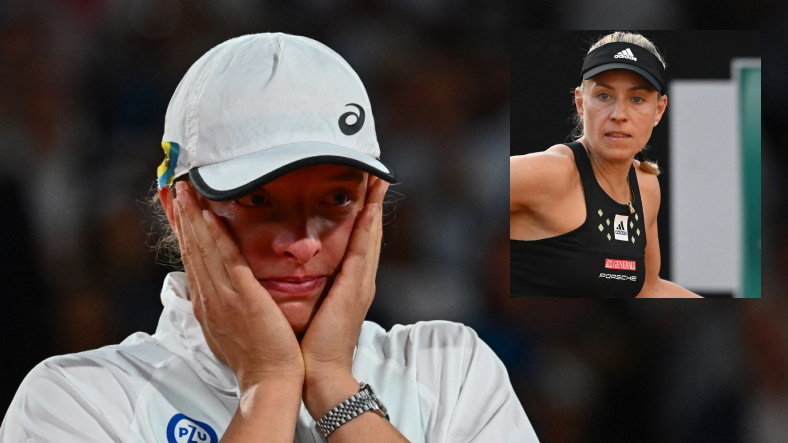 Iga Świątek, Angelique Kerber