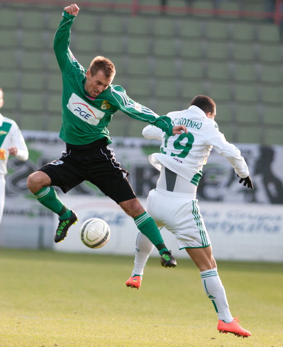 PIŁKARSKA EKSTRAKLASA GKS BEŁCHATÓW KONTRA LECHIA GDAŃSK